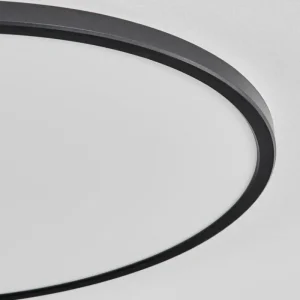 hofstein Plafonnier Hooper LED Noir, 1 lumière* Lampes Modernes