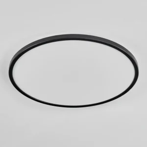 hofstein Plafonnier Hooper LED Noir, 1 lumière* Lampes Modernes