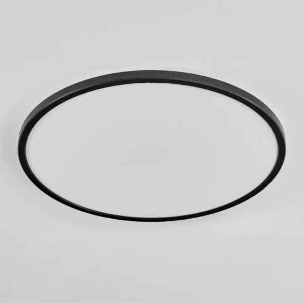 hofstein Plafonnier Hooper LED Noir, 1 lumière* Lampes Modernes