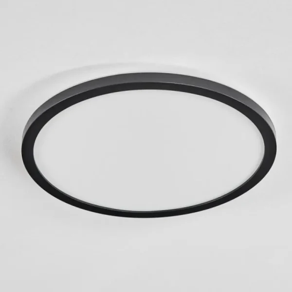 hofstein Plafonnier Hooper LED Noir, 1 lumière* Lampes Modernes