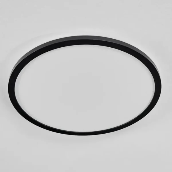hofstein Plafonnier Hooper LED Noir, 1 lumière* Lampes Modernes