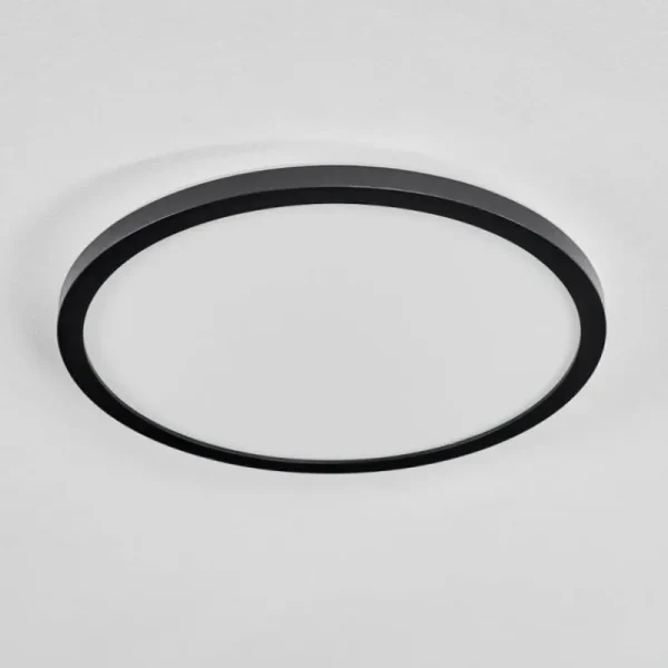 hofstein Plafonnier Hooper LED Noir, 1 lumière* Lampes Modernes