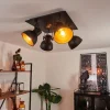 hofstein Plafonnier Hora Noir, 4 lumières* Lampes Modernes