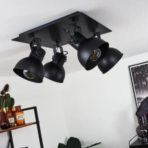 hofstein Plafonnier Hora Noir, 4 lumières* Lampes Modernes