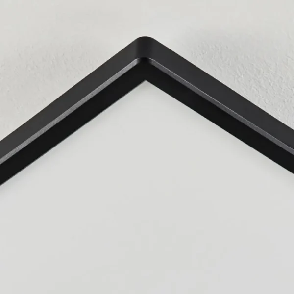 hofstein Plafonnier Hortinhas LED Noir, 1 lumière, Télécommandes, Changeur de couleurs* Lampes Modernes