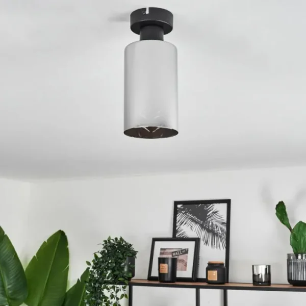 hofstein Plafonnier Hunouri Noir, 1 lumière* Lampes Modernes