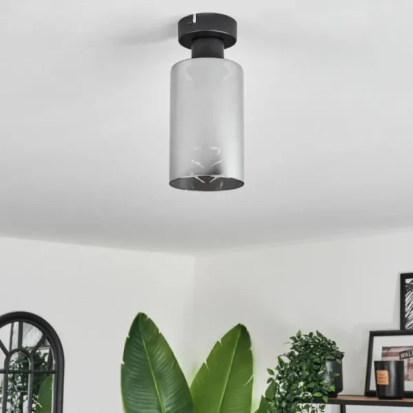 hofstein Plafonnier Hunouri Noir, 1 lumière* Lampes Modernes