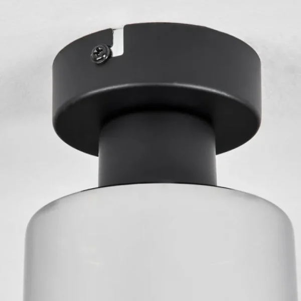hofstein Plafonnier Hunouri Noir, 1 lumière* Lampes Modernes