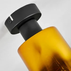 hofstein Plafonnier Hunouri Noir, 1 lumière* Lampes En Verre