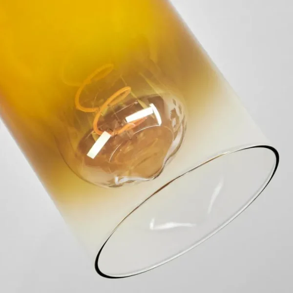 hofstein Plafonnier Hunouri Noir, 1 lumière* Lampes En Verre