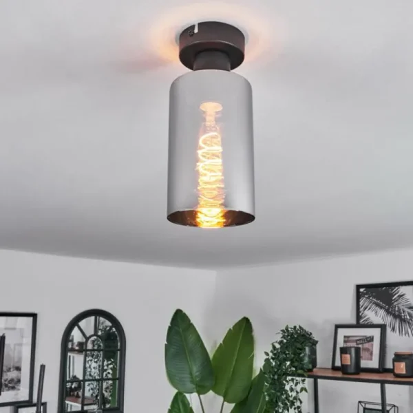hofstein Plafonnier Hunouri Noir, 1 lumière* Lampes Modernes