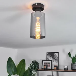 hofstein Plafonnier Hunouri Noir, 1 lumière* Lampes Modernes