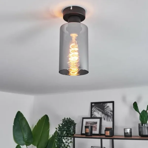 hofstein Plafonnier Hunouri Noir, 1 lumière* Lampes Modernes