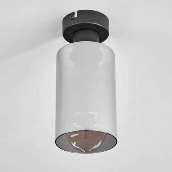 hofstein Plafonnier Hunouri Noir, 1 lumière* Lampes Modernes