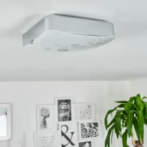 hofstein Plafonnier Hutton LED Chrome, 1 lumière* Lampes En Verre