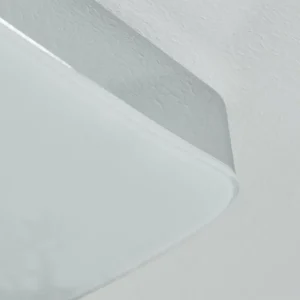 hofstein Plafonnier Hutton LED Chrome, 1 lumière* Lampes En Verre