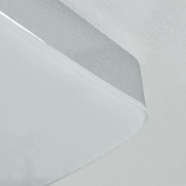 hofstein Plafonnier Hutton LED Chrome, 1 lumière* Lampes En Verre