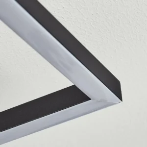hofstein Plafonnier Hyacinthe LED Chrome, Noir, 1 lumière* Lampes Modernes