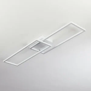 hofstein Plafonnier Hyacinthe LED Chrome, Blanc, 1 lumière* Lampes Modernes