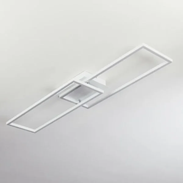 hofstein Plafonnier Hyacinthe LED Chrome, Blanc, 1 lumière* Lampes Modernes