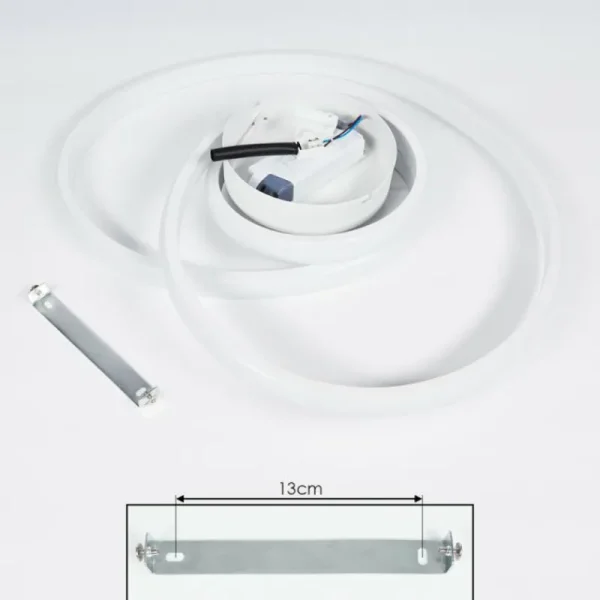 hofstein Plafonnier Ignal LED Blanc, 1 lumière* Lampes Modernes