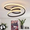 hofstein Plafonnier Ignal LED Noir, 1 lumière* Lampes Modernes