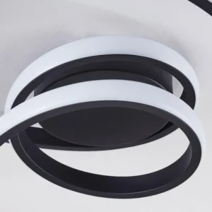 hofstein Plafonnier Ignal LED Noir, 1 lumière* Lampes Modernes