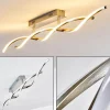 hofstein Plafonnier Imatro LED Nickel mat, 2 lumières* Lampes Modernes