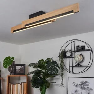 hofstein Plafonnier Inzino LED Écru, Noir, 2 lumières* Lampes Modernes