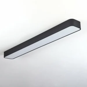 hofstein Plafonnier Iriondo LED Noir, 1 lumière, Télécommandes* Lampes Modernes