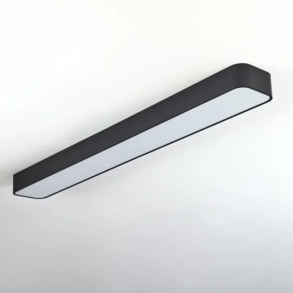 hofstein Plafonnier Iriondo LED Noir, 1 lumière, Télécommandes* Lampes Modernes