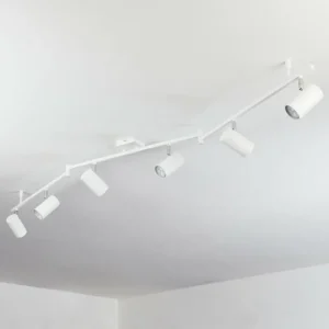 hofstein Plafonnier Javel Chrome, Blanc, 6 lumières* Lampes Modernes
