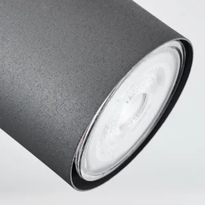 hofstein Plafonnier Javel Couleur bois, Noir, 3 lumières* Lampes Modernes