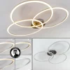 hofstein Plafonnier Johsa LED Nickel mat, Argenté, 3 lumières* Lampes Modernes