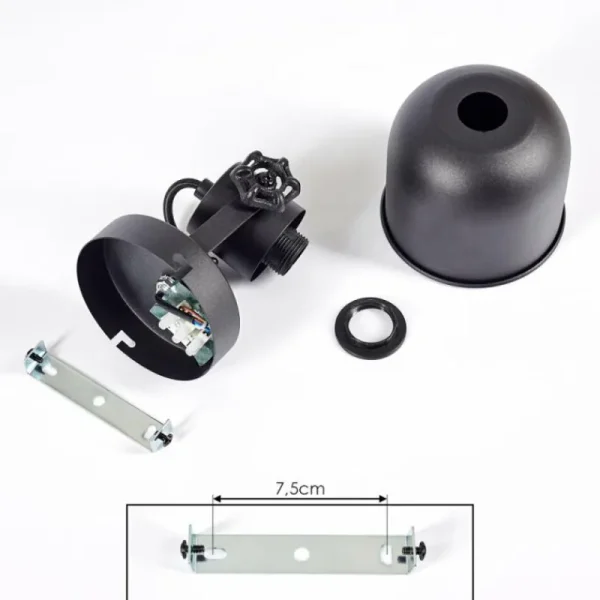 hofstein Plafonnier Juliboy Noir, 1 lumière* Lampes Modernes