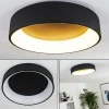 hofstein Plafonnier Kampala LED Noir, 1 lumière* Lampes Modernes