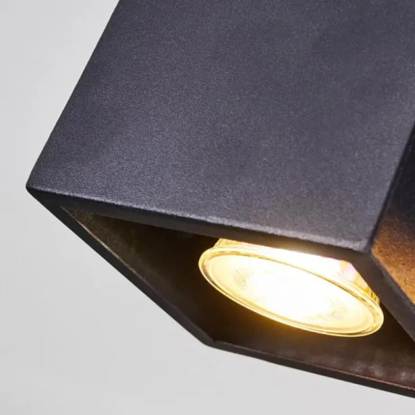 hofstein Plafonnier Karaka Noir, 3 lumières* Lampes Modernes