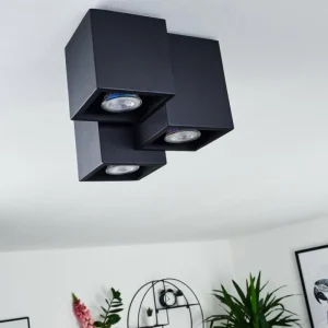 hofstein Plafonnier Karaka Noir, 3 lumières* Lampes Modernes