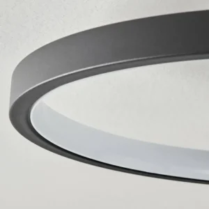 hofstein Plafonnier Kassambene LED Anthracite, Écru, 1 lumière* Lampes Modernes