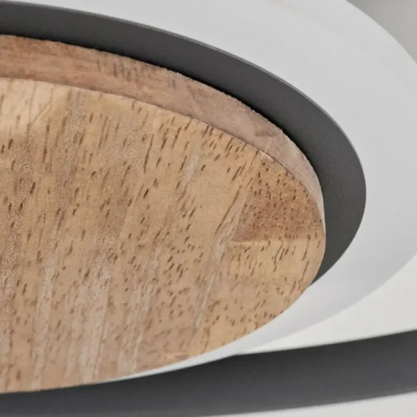 hofstein Plafonnier Kassambene LED Anthracite, Écru, 1 lumière* Lampes Modernes