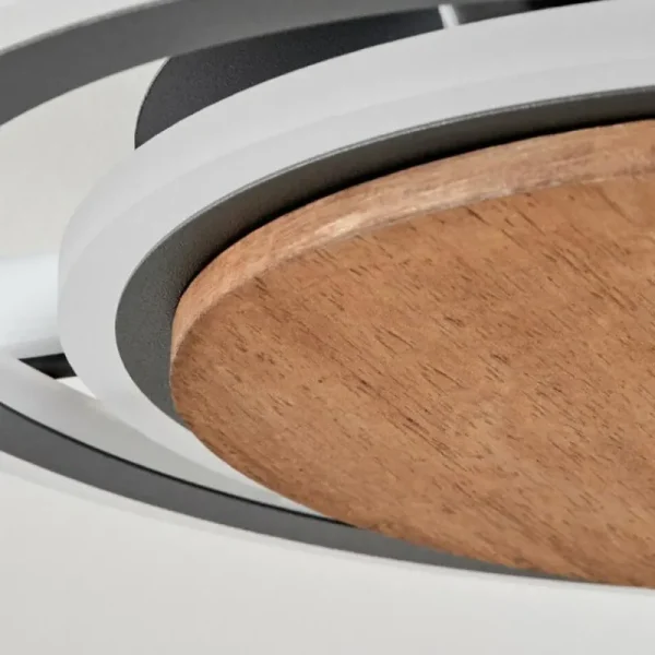 hofstein Plafonnier Kassambene LED Anthracite, Écru, 1 lumière* Lampes Modernes