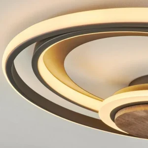 hofstein Plafonnier Kassambene LED Anthracite, Écru, 1 lumière* Lampes Modernes