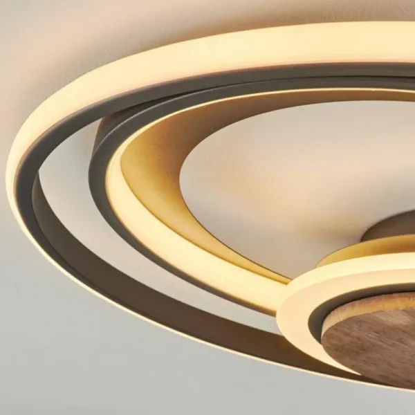 hofstein Plafonnier Kassambene LED Anthracite, Écru, 1 lumière* Lampes Modernes