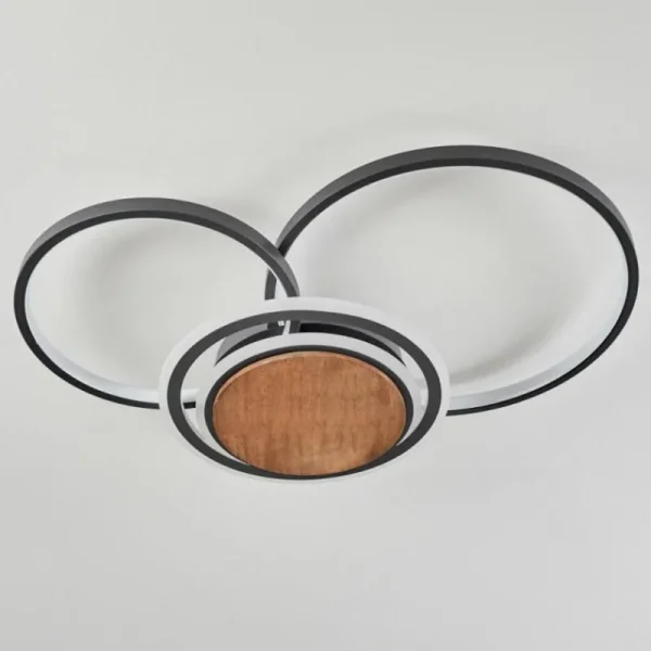 hofstein Plafonnier Kassambene LED Anthracite, Écru, 1 lumière* Lampes Modernes