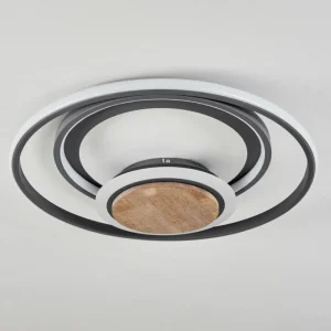 hofstein Plafonnier Kassambene LED Anthracite, Écru, 1 lumière* Lampes Modernes