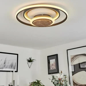 hofstein Plafonnier Kassambene LED Anthracite, Écru, 1 lumière* Lampes Modernes