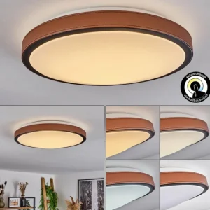 hofstein Plafonnier Kelva LED Brun, Noir, Blanc, 1 lumière* Lampes Modernes