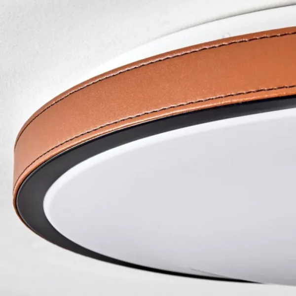 hofstein Plafonnier Kelva LED Brun, Noir, Blanc, 1 lumière* Lampes Modernes