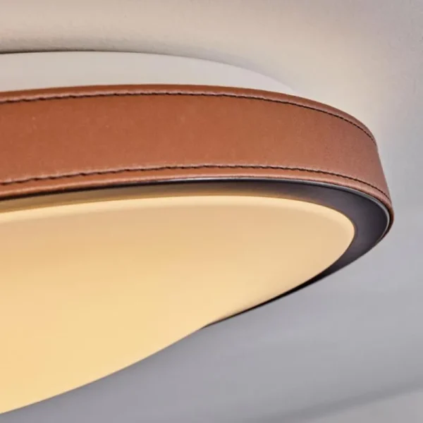 hofstein Plafonnier Kelva LED Brun, Noir, Blanc, 1 lumière* Lampes Modernes