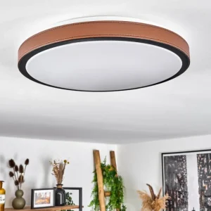 hofstein Plafonnier Kelva LED Brun, Noir, Blanc, 1 lumière* Lampes Modernes